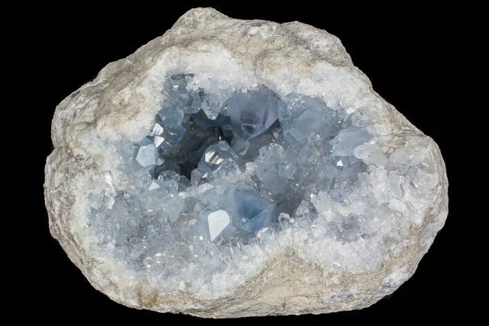 Blue Celestine (Celestite) Crystal Geode - Madagascar #70825